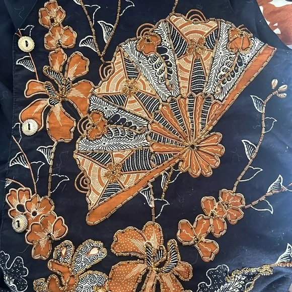 Western Connection Women’s Vintage 100% Cotton Vest Beaded Vest Large - Picture 10 of 12